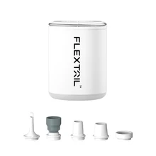  FLEXTAILGEAR 4kPa Tiny Pump 2X Portable Air Pump Rechargeable with Camping Lantern for Sleeping Pads,Pool Floats,Swimming Rings 