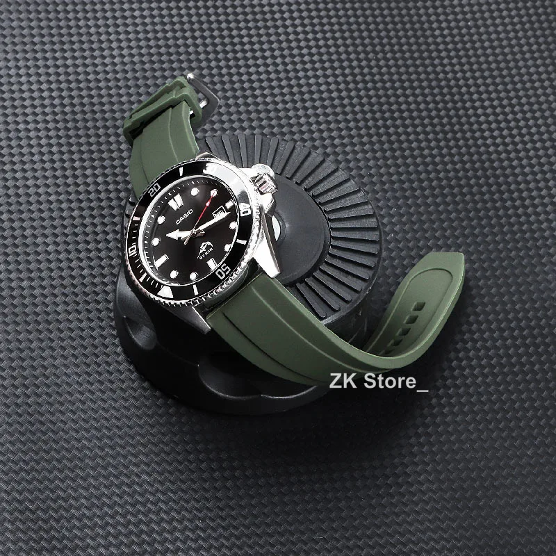 Enhanced Silicone Sport Watch Band - Waterproof Rubber Strap, Universal 20mm & 22mm Wristband Bracelet
