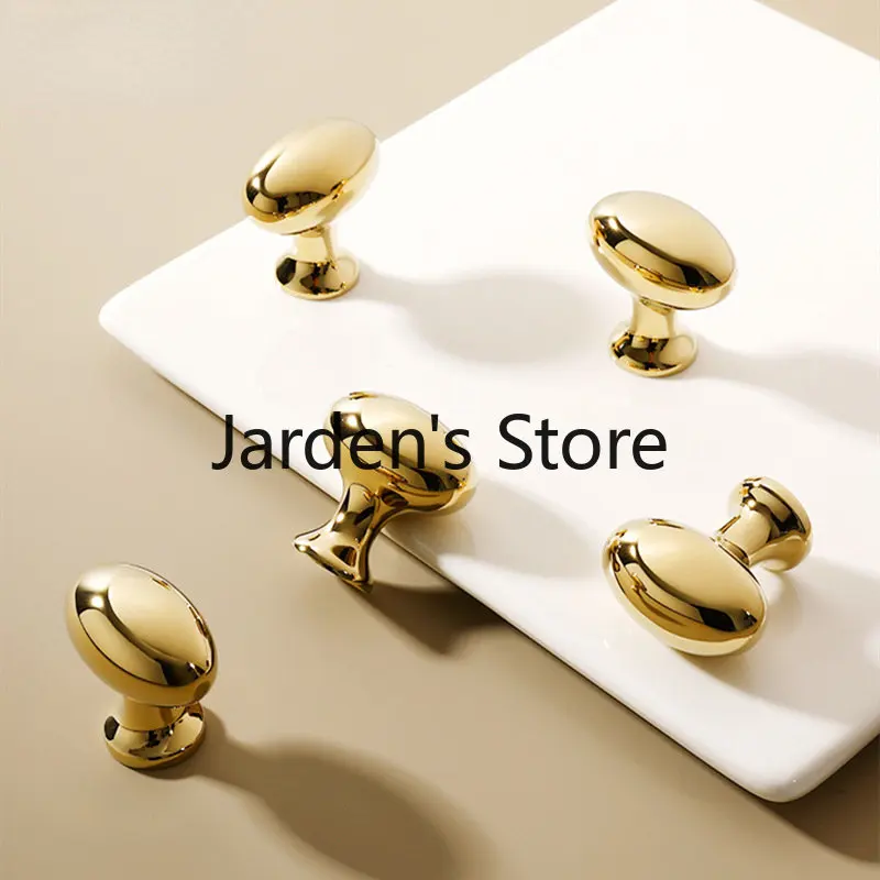 ExquisiteLuxury4PCSSolidPureBrassPigeonEggsKnobFurniturePulls