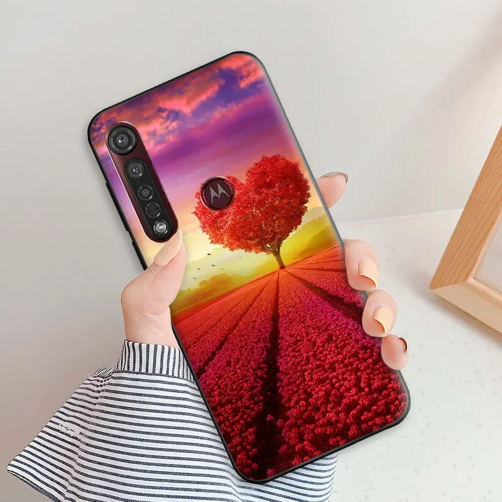 Sleek Matte Silicone Protective Case - Fashion TPU Back Cover for Motorola Moto G8 Plus, G8 Play & G8 Power
