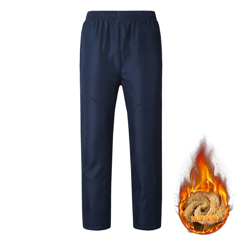 WINSTAND 8XL Pantalones gruesos y cálidos de terciopelo para hombre, otoño e invierno, nuevos pantalones deportivos casuales de moda para hombre, pantalones de gran tamaño de alta calidad