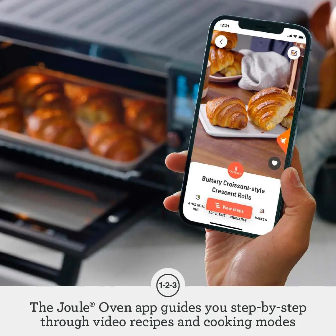 the Joule Oven Air Fryer Pro, Smart Oven, Small Electric Countertop Oven, Air Fryer Toaster Oven Combo, BOV950BSS 3