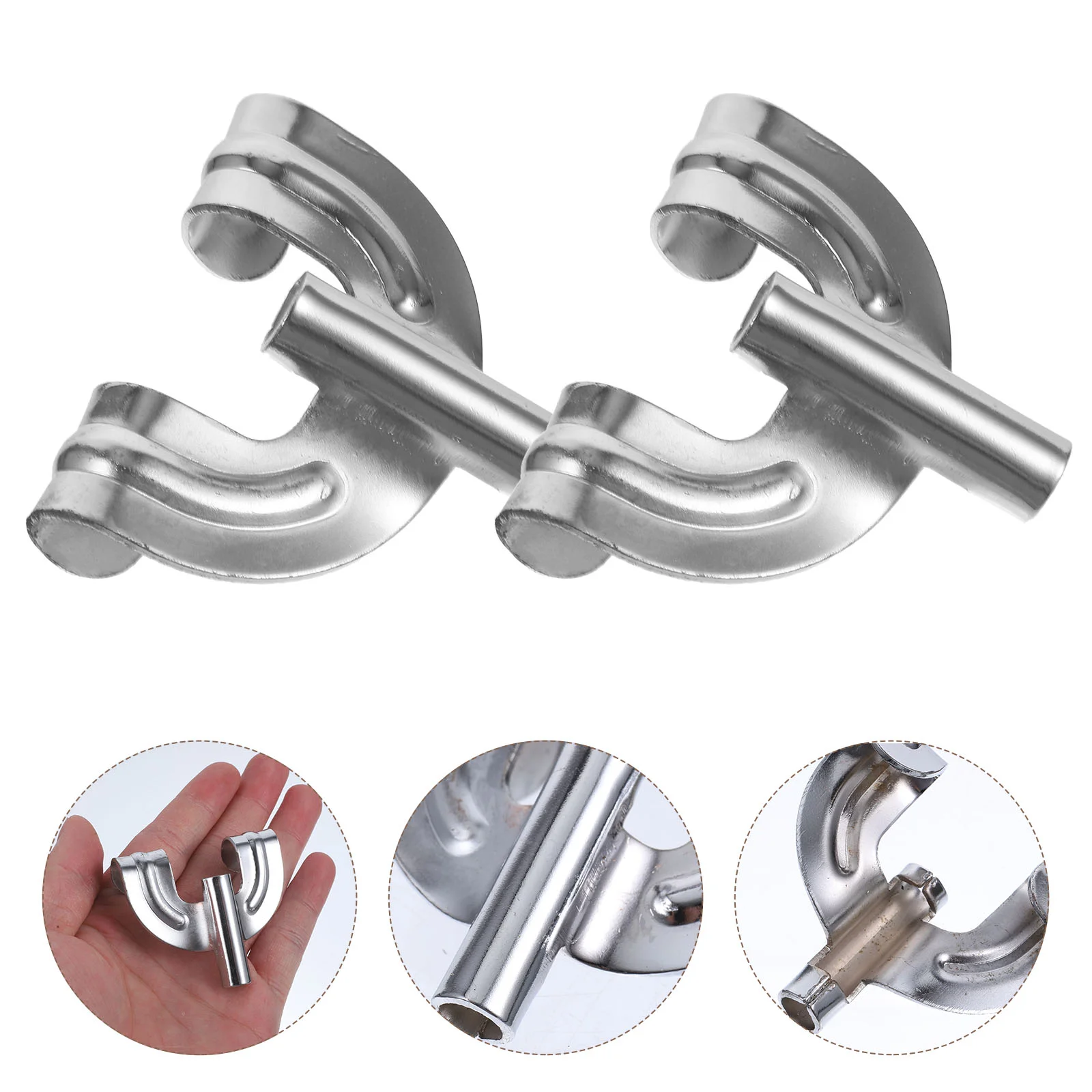 Plating Bass Drum Claw Hook For Drum Percussion Instrument Parts Hook Percussion Instrument Claw Metal Mount Hooks 10Pcs
