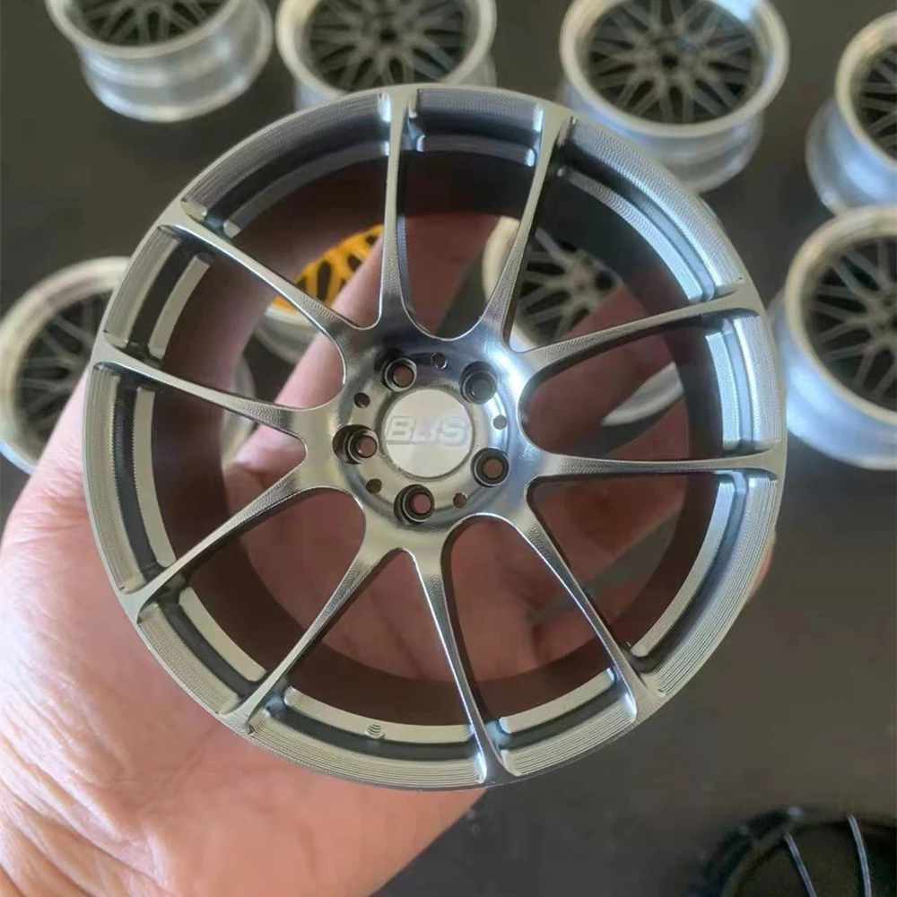 1/5 車モデル金属鍛造組み立てる再取り付けホイールハブ