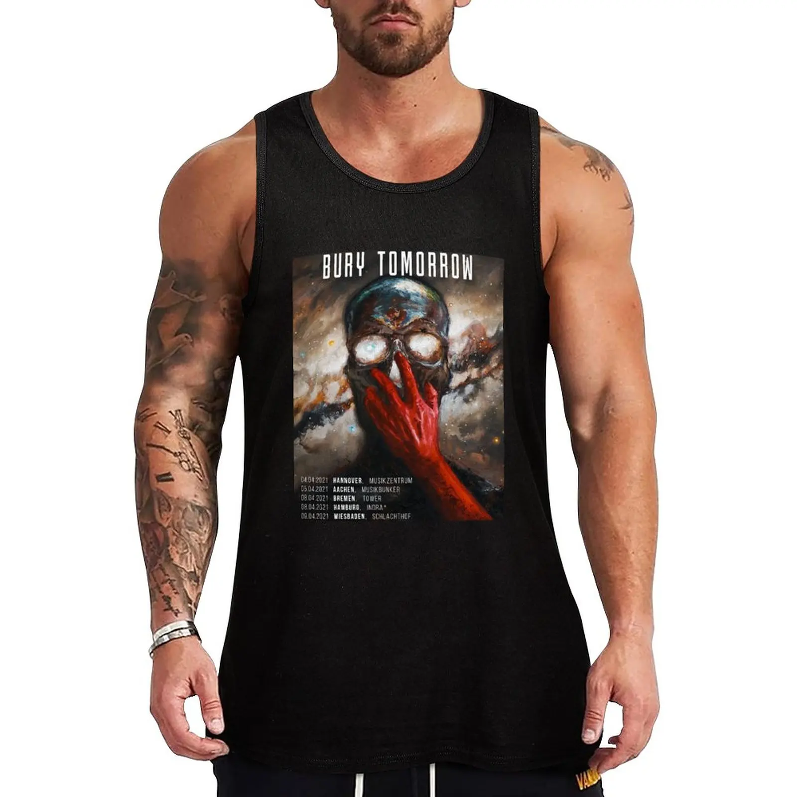 

New Bury Tomorrow Tank Top singlet for men gym accessories men gym clothes for man