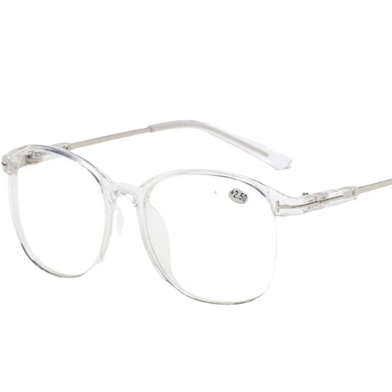 Oversize Big Frame Reading Glasses Presbyopic Eyewear Male Female Hyperopia Glasses with strength +0.5 +0.75 +1.0 +1.25 To +4.0 3