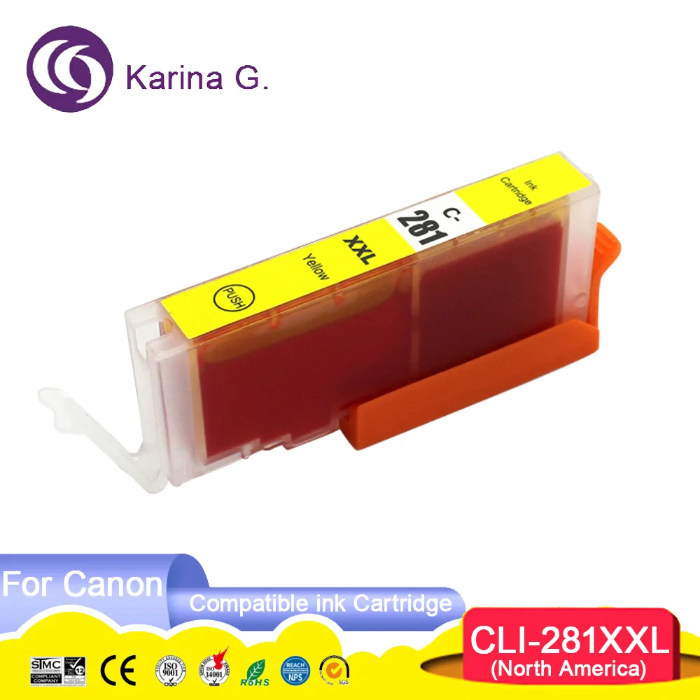 PGI 280 XL 281 PGI-280 PGI280 CLI-281 CLI281 Premium Compatible Inkjet Ink Cartr