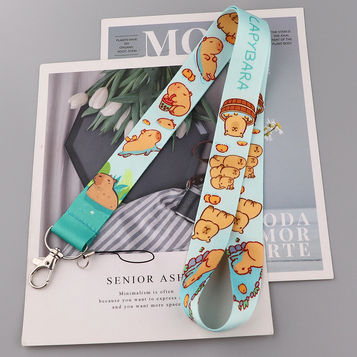 Charming Capybara Lanyard