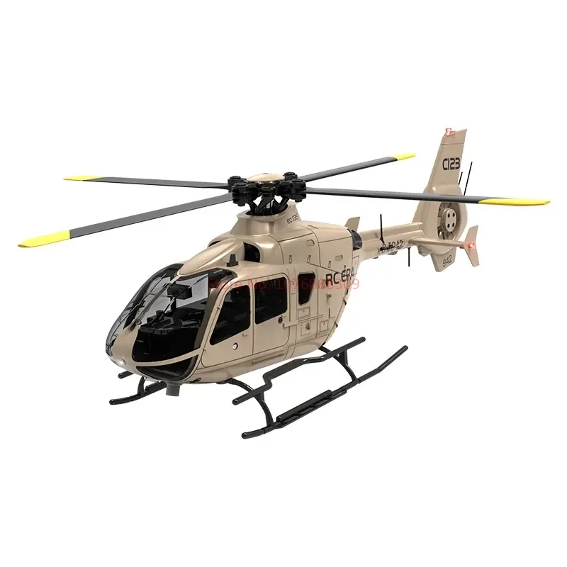 ヘリコプターrc ec135 c123,6チャンネルブラシレスダイレクトドライブ