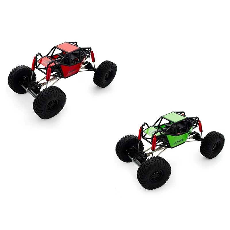 

310Mm Wheelbase Rock Buggy Chassis With Tube Roll Cage Wheel For 1/10 RC Crawler Car Axial SCX10 90046 For Traxxas