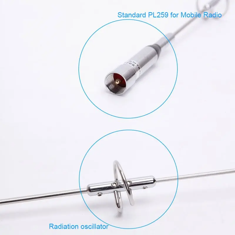 Mobile Car Two Way Radio Antenna NAGOYA NL-770S 144/430MHz UHF/VHF Dual Band Walkie Talkie Antenna for Baofeng BF-9500 TYT UHF-J