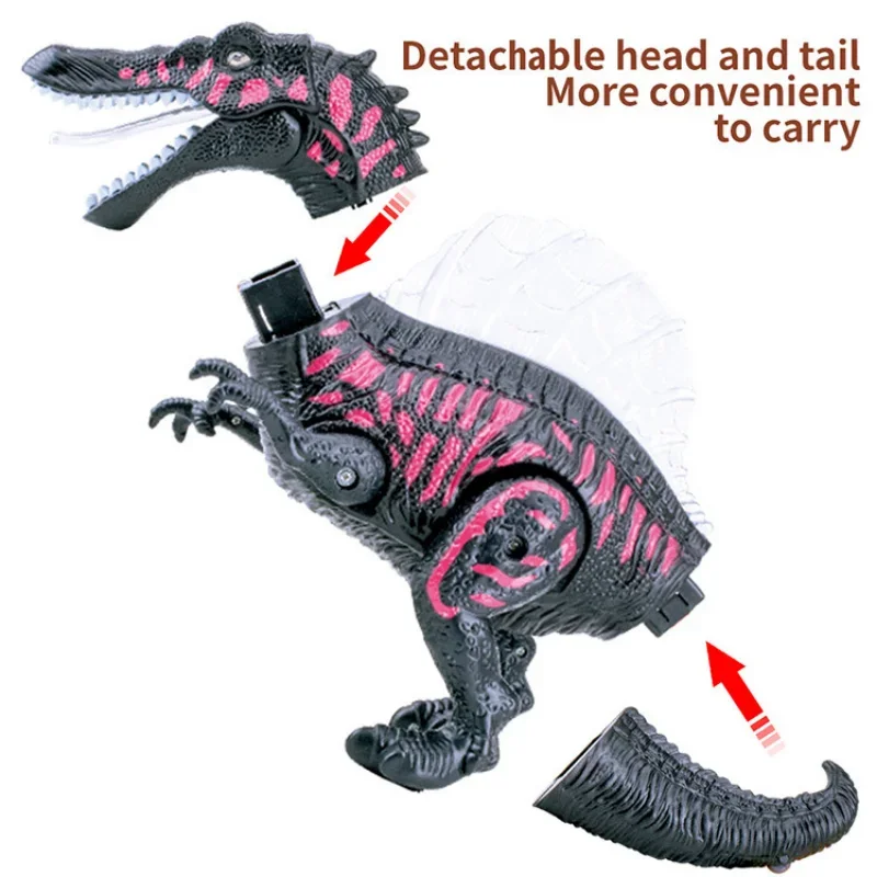2.4G RC Dinosaur world RC Velociraptor Toy Electric Walking dragon Toys For Children Christmas Gifts  toys for children 6