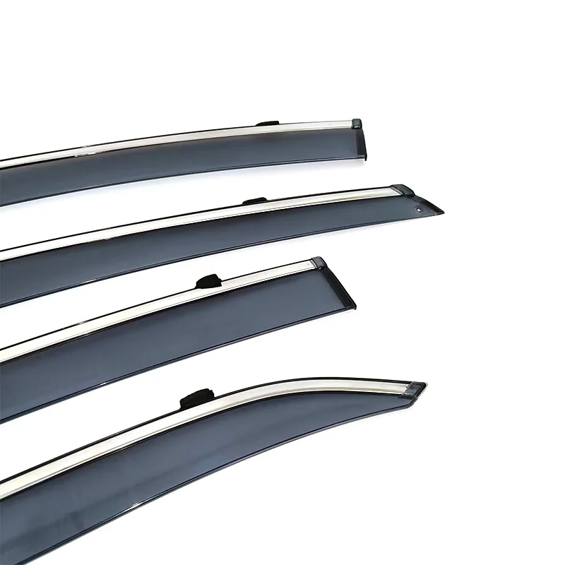 High Quality Car Door Window Rain Visor Weather Shield Deflector For Porsche Cayenne