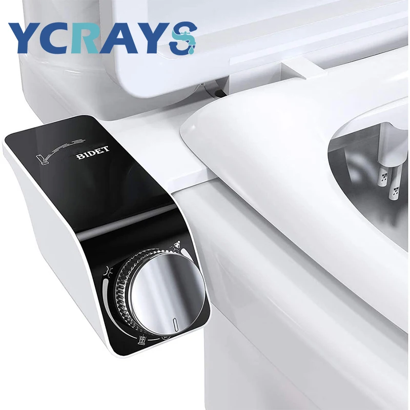 Bidet Toilet Seat Attachment Non-Electric Self-Cleaning Dual Nozzles Wash Hot Cold Mixer Water Lady Bathroom Accessories Sprayer 2