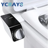 Bidet Toilet Seat Attachment Non-Electric Self-Cleaning Dual Nozzles Wash Hot Cold Mixer Water Lady Bathroom Accessories Sprayer 2