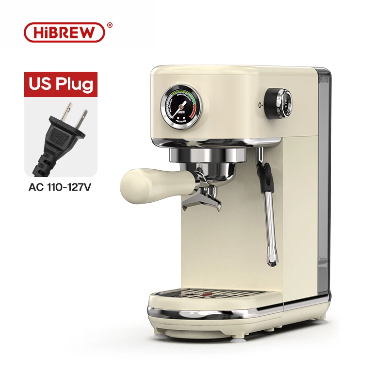 HiBREW 20Bar Semi Automatic Espresso Coffee Machine Temperature