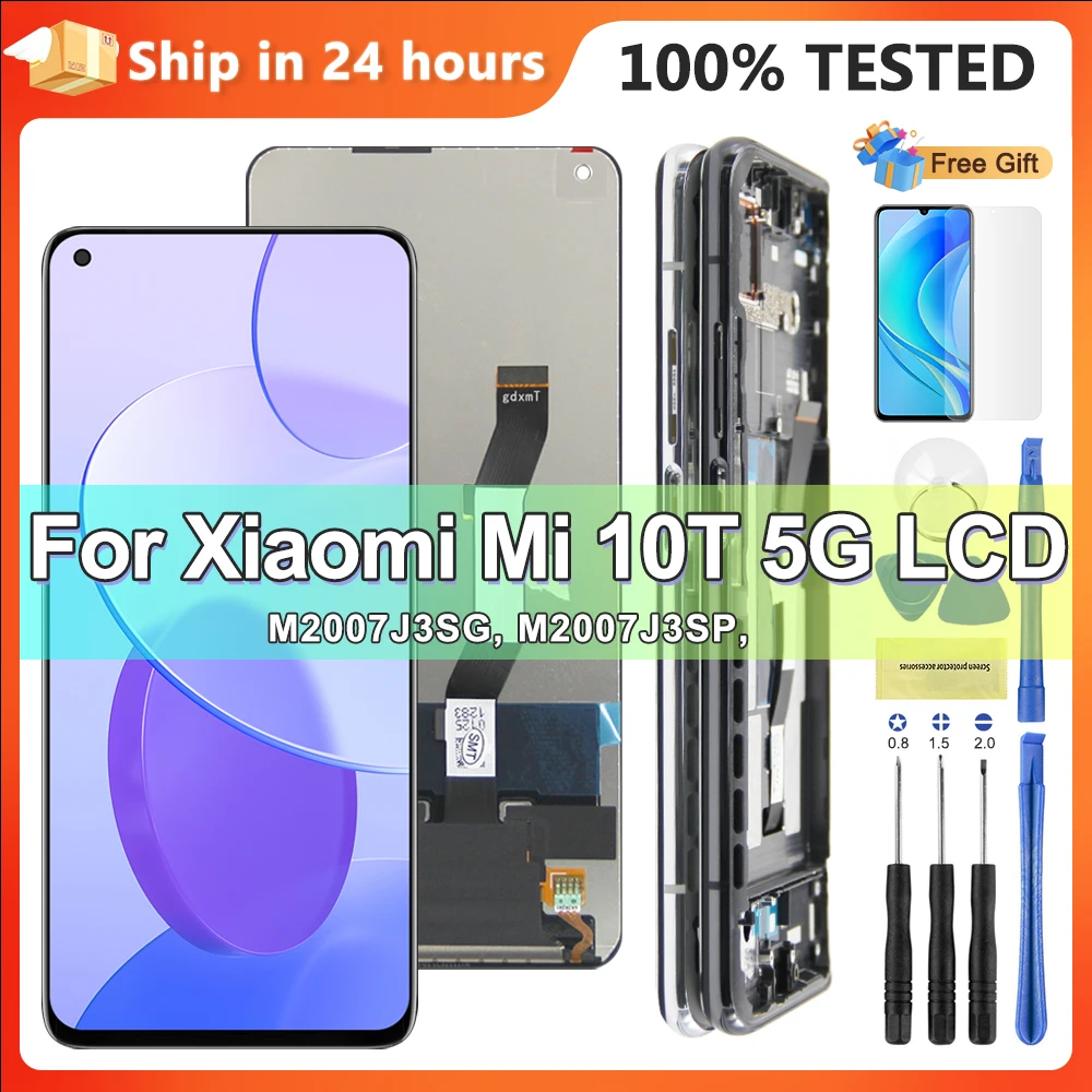 

6.67" Original For Xiaomi Redmi K30 Pro LCD Display Touch Screen Assembly Replacement For Xiaomi Poco F2 Pro M2004J11 Display