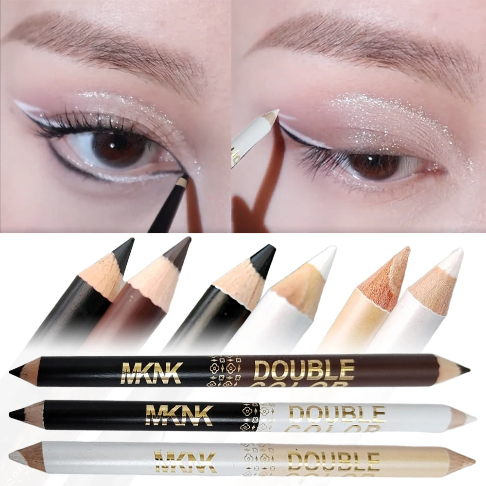 Long-lasting Waterproof Double-ended Eyeliner And Eyeshadow Pencil_voghion.com