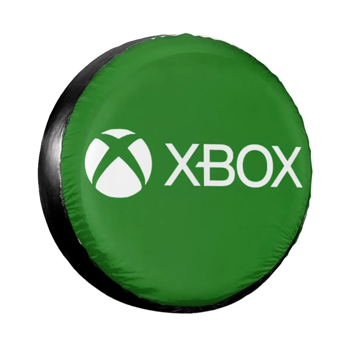 

Green Xbox Logo Spare Tire Cover Case Bag Pouch Dust-Proof Video Game Gamer Wheel Covers for Jeep Pajero 14" 15" 16" 17" Inch