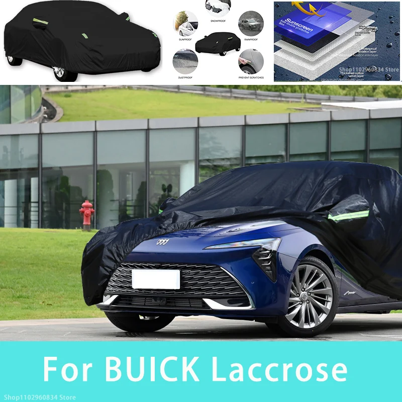 

For BUICK accrose Outdoor Protection Full Car Covers Snow Cover Sunshade Waterproof Dustproof Exterior Car accessories