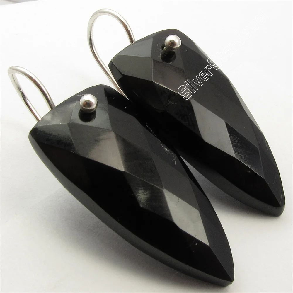 Many Color Classic Full Semi-precious Stone  Earrings 1.5