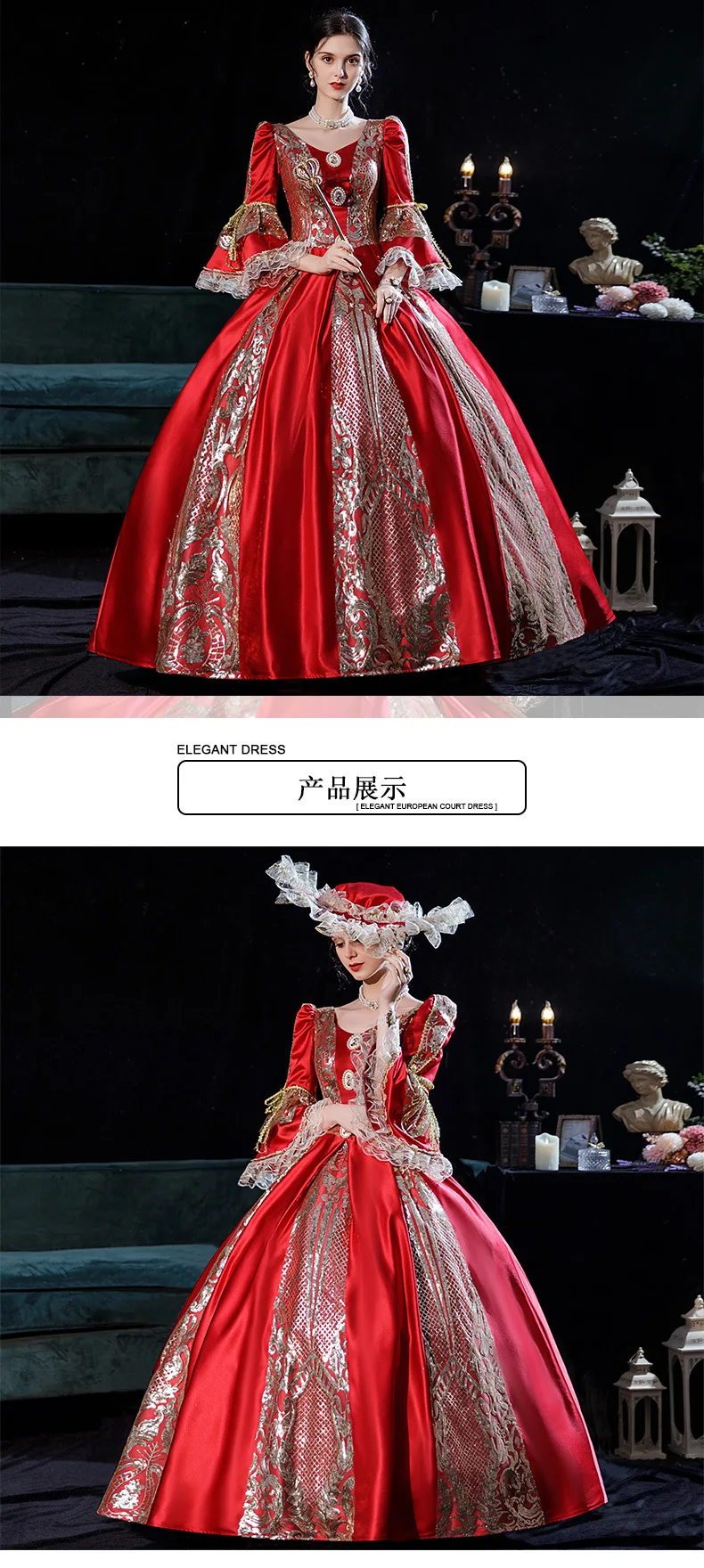 Victorian Dress Costume Women's Victorian era Clothing White Square  Neckline Ball Gown Pageant Dress With Flowers Outfits Halloween -  Lolitashow.com