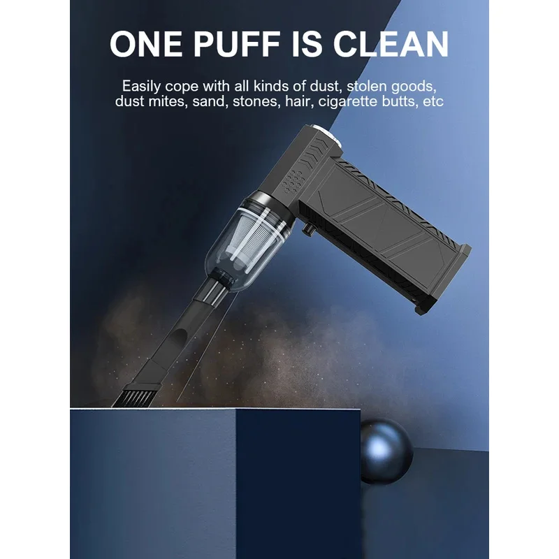 300000RPM Turbo Jet Blower Vacuum X9 High Speed Air Blower Wireless Compressed Air Duster Portable Turbo Fan Jet Dust Blowing