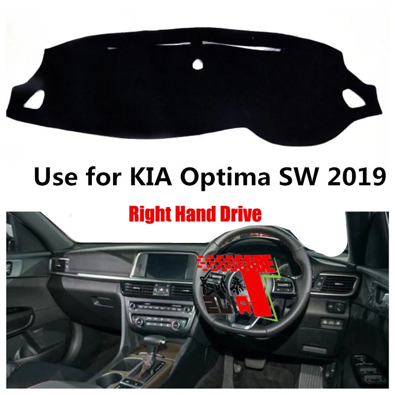 

TAIJS factory high quality Flannel dashboard anti-dirty leather cover for KIA Optima SW Right-hand drive