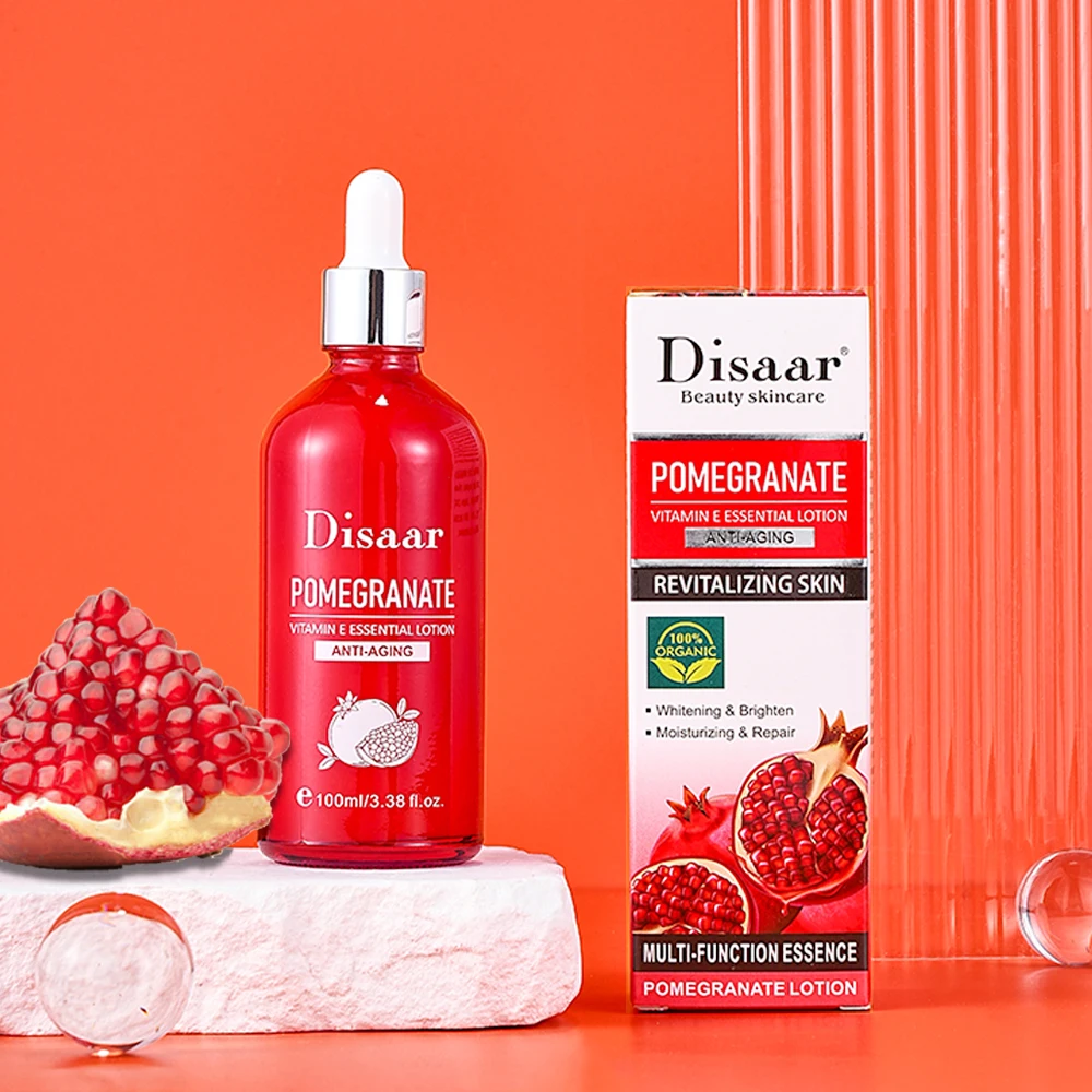 Pomegranate Serum Lotion 100g Vitamin E Essence Anti-Aging Nourishing Revitalizing Skin facial essence niacinamide serum