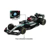 Bburago 1:43 2024 Mercedes AMG W15 E Performance Static Simulation Diecast Alloy Model F1 Racing Formula Car Acrylic Box 2