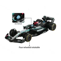 Bburago 1:43 2024 Mercedes AMG W15 E Performance Static Simulation Diecast Alloy Model F1 Racing Formula Car Acrylic Box 2