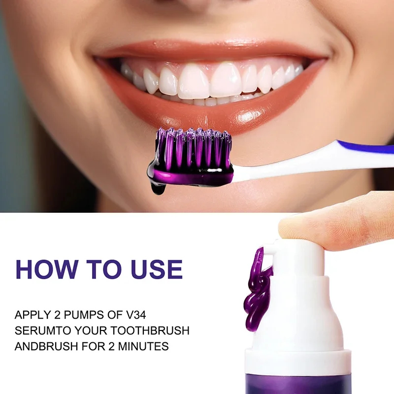 V34 Toothpaste Teeth Whitening Product Oral Hygiene
