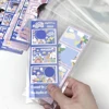 100Pcs 4 Grid Clear Photo Card Sleeve Idol Photo Bookmark Protective Cover Small Card Organizer Opp Bag Students Supplies 2