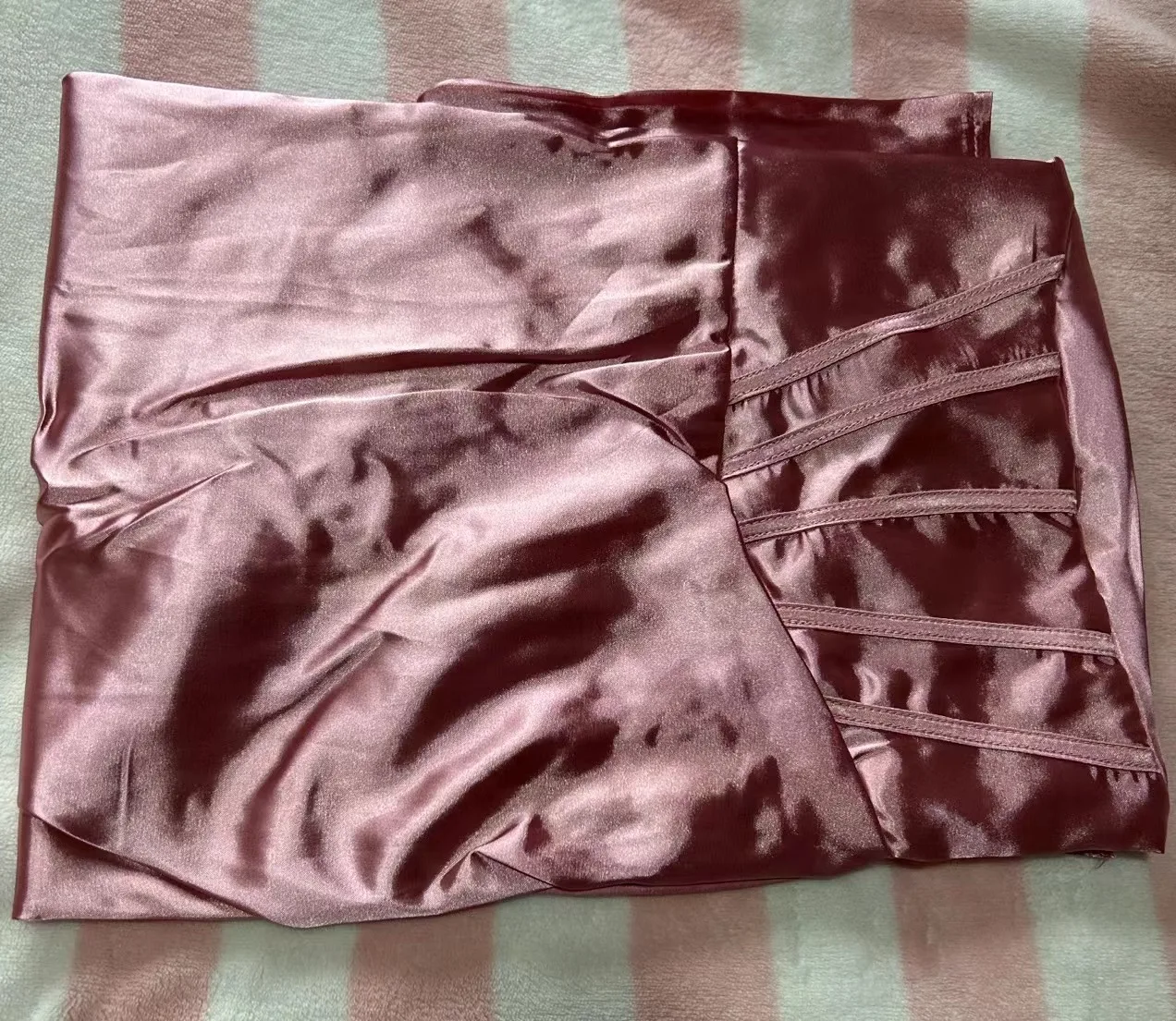 pink formal evening dress