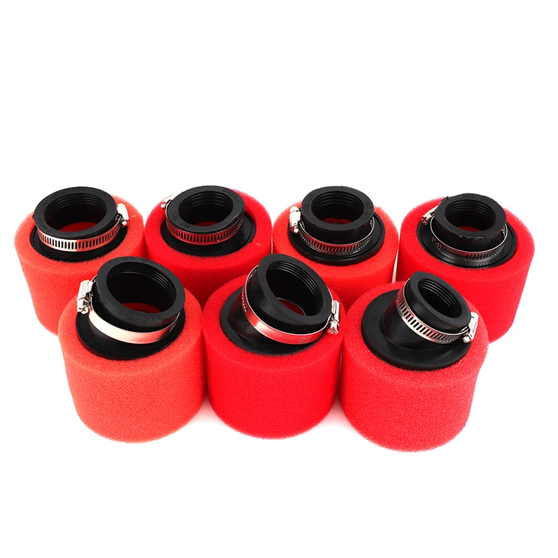 ZSDTRP 2 filtri dell'aria universali per moto, 50 mm, filtri di ricambio per Dirt Bike ad alte prestazioni, adatti per carburatore da motocross, scooter, ciclomotore, ATV (nero