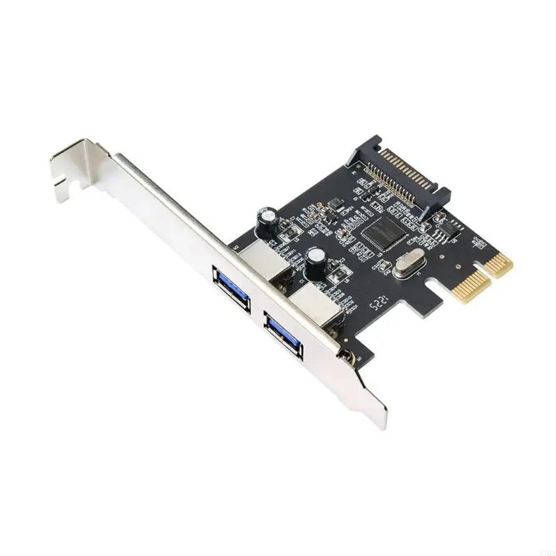 A70B PCIE To Usb3.0 Expansion Card 2-Port Fast Speed Desktop Usb3.0 Expansion Card