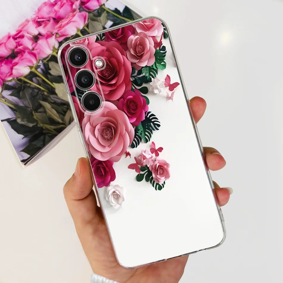 Fashion Pattern Soft Silicone Phone Case - Clear TPU Back Cover
