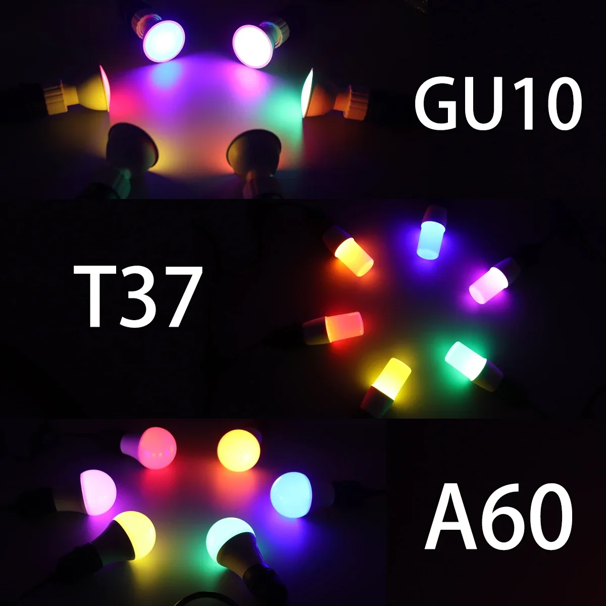 Colorful LED Spotlight Bulb for Festivals and Celebrations