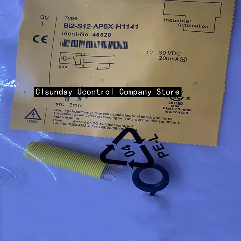 

3PCS New proximity switch BI2-S12-AN6X-H1141 BI2-S12-AP6X-H1141 BI2-S12-AP6X BI2-S12-AN6X