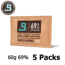 

Boveda 2 Way Humidity Packs - Prevents Cracking & Warping Of Guitars - Humidity cigar - for Cigar Humidifier Accessories