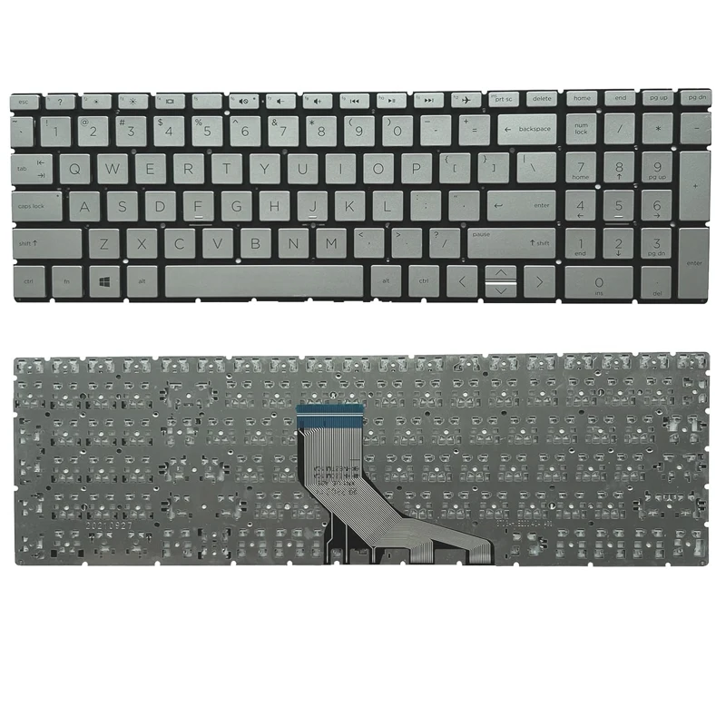 Tastiera Argento Usa/Po Per Hp 15-Db 15-Dr 15M-Dr 15-Cx 15-Df 15-Cw 15-Ec 15-Dk 15-Cs 15-Cr 15-Dx 15-Dn 17-By 17-Ca 17-Cr 250 G7