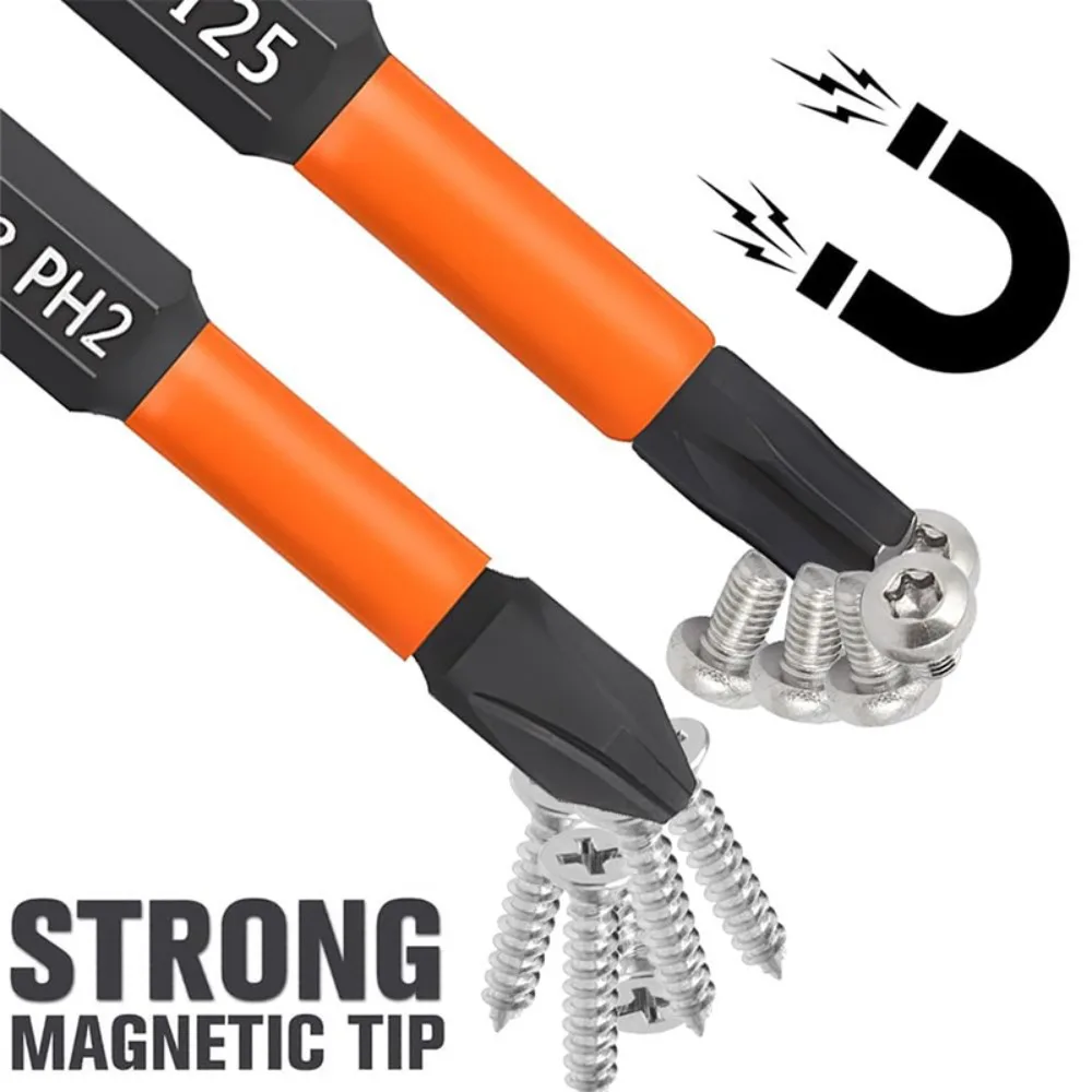 6-teiliges Stern-Schraubendreher-Bit-Set, 1/4 Zoll Sechskant-Schraubendreher, 2 Zoll T10, T15, T20, T25, T30, T40 Stern-Schraubendreher-Bits, Vielseitig Einsetzbar – Detail 7