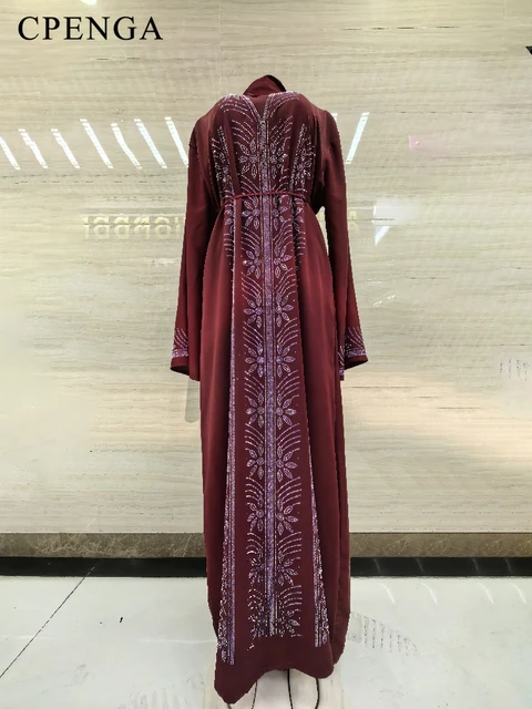 Luxury Dubai Muslim Dress for Women Ramadan Arab Hijab Abaya Elegant Party 2 Luxury Dubai Muslim Dress for Women Ramadan Arab Hijab Abaya Elegant Party 2