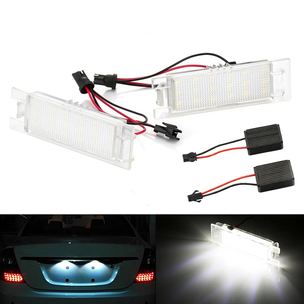 Lámpara Led Para Matrícula De Coche, Luz Trasera Para Vauxhall Opel Astra, Lamph J Corsa D Insignia Zafira B