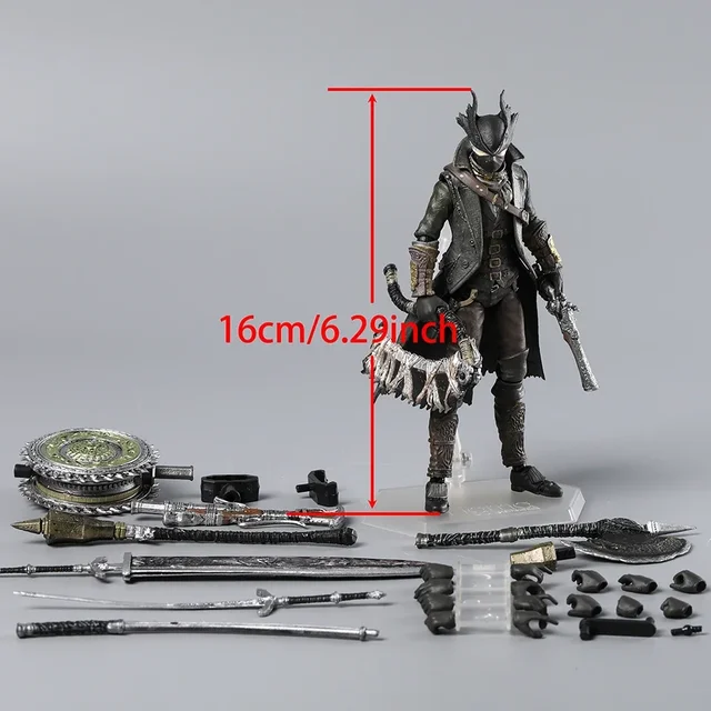 Bloodborne The Old Hunter Figma 367-DX Action Figure Model Toy
