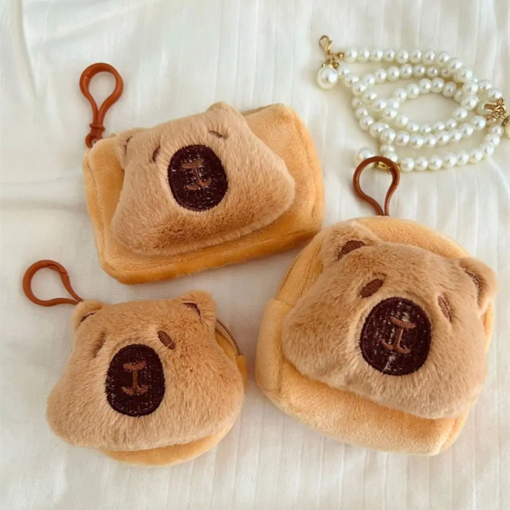 

Ugly Doll Capybara Plush Coin Purse Cartoon Animal Korean Style Capybara Purse Bag Card Holder Storage Bag