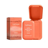 EELHOPE Butter Moisturizing Orange Blush Monochrome Orange Long-lasting Matte Natural Color Blush Asian Makeup Blusher 2