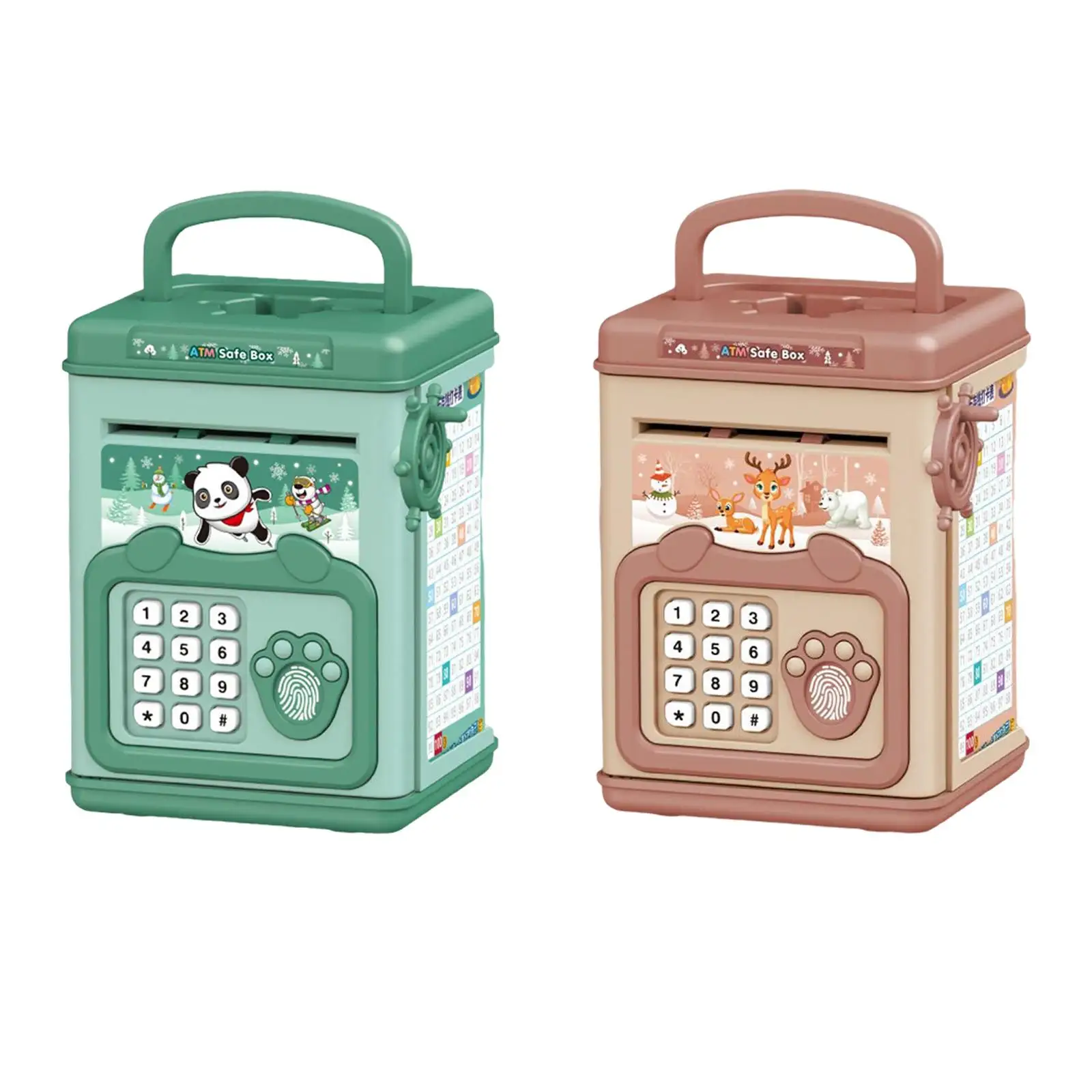 

Electronic Money Bank Auto Scroll Cash Saving Box Kids Piggy Kids Children