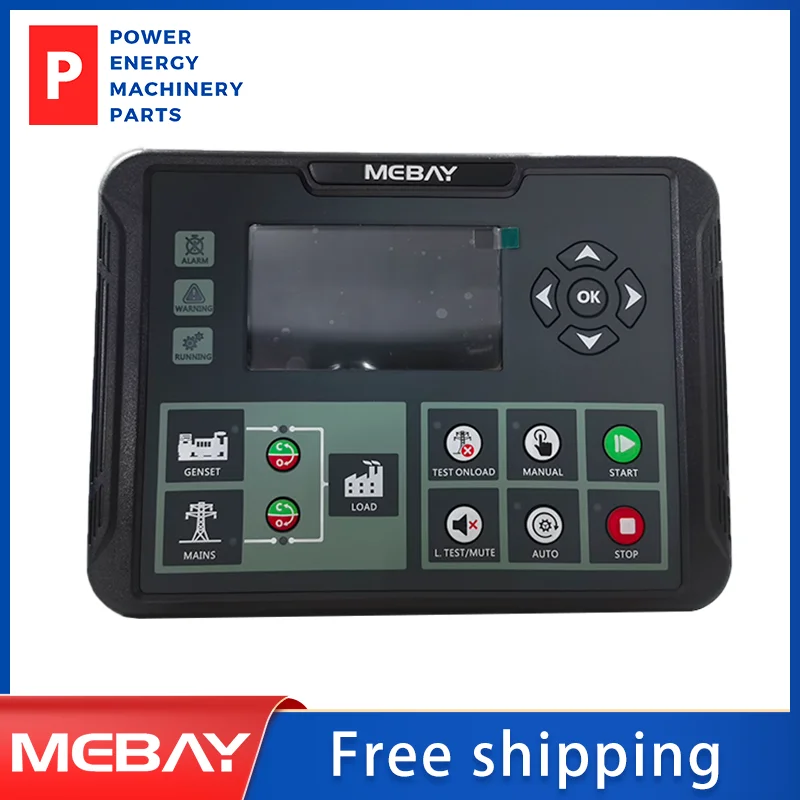 

Original Generator Controller DC92DR LCD Display Self-starting Control Board Diesel Genset Spare Parts