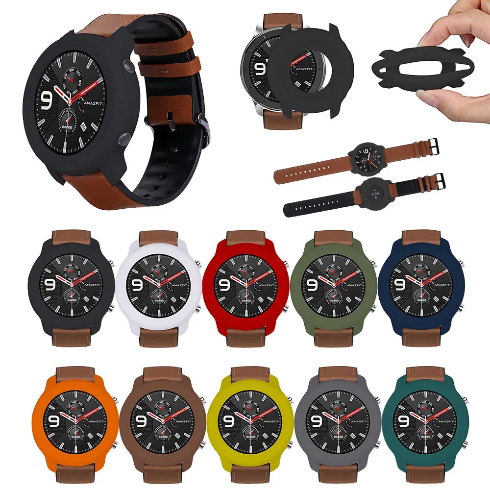 Protective shell for Amazfit GTR 3/3 por 47mm Silicone Case Soft tpu casing cover cases xiaomi huami amazfit gtr |
